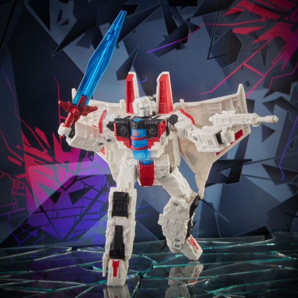 Transformers: Shattered Glass Voyager Class Actionfigur 2021 Starscream 18 cm – Bild 9