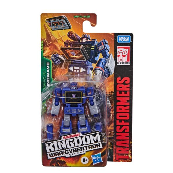 Transformers Generations War for Cybertron: Soundwave Kingdom Actionfiguren Core Class WFC-K21 9cm 2021