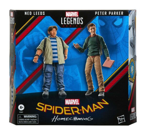 Spider-Man: Homecoming Marvel Legends Actionfiguren 2er-Pack 2022 Ned Leeds & Peter Parker 15 cm