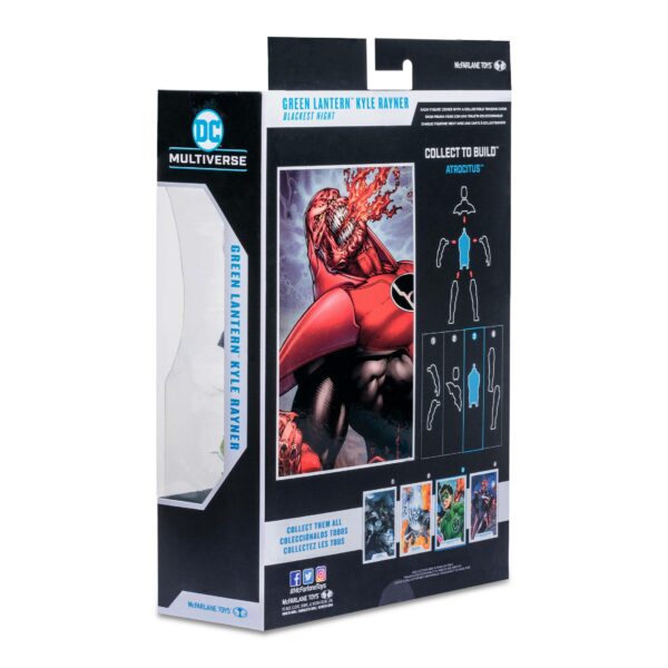 DC Multiverse Build A Actionfigur Kyle Rayner (Blackest Night) 18 cm – Bild 3