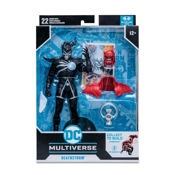 DC Multiverse Build A Actionfigur Deathstorm (Blackest Night) 18 cm