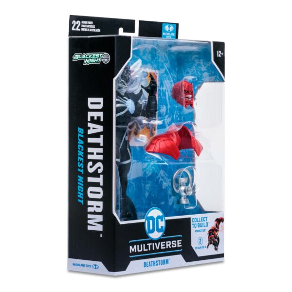 DC Multiverse Build A Actionfigur Deathstorm (Blackest Night) 18 cm – Bild 2