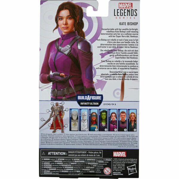 Hawkeye Marvel Legends Series Actionfigur 2022 Infinity Ultron BAF: Kate Bishop 15 cm – Bild 2