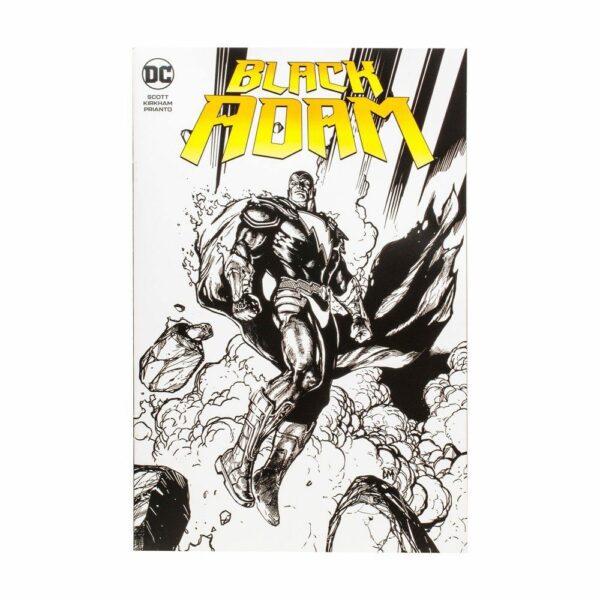 DC Comics: Black Adam – Black Adam (Line Art Variant) 7″ inch Action Figure with Black Adam Comic (PAGE PUNCHERS) – Bild 7