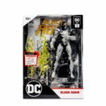 DC Comics: Black Adam – Black Adam (Line Art Variant) 7″ inch Action Figure with Black Adam Comic (PAGE PUNCHERS)