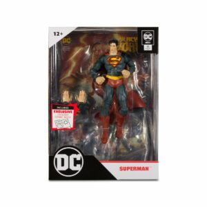 DC Comics: Black Adam - Superman 7" inch Action Figure with Black Adam Comic (PAGE PUNCHERS)