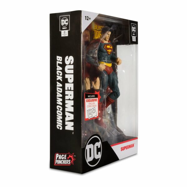 DC Comics: Black Adam - Superman 7" inch Action Figure with Black Adam Comic (PAGE PUNCHERS) – Bild 2