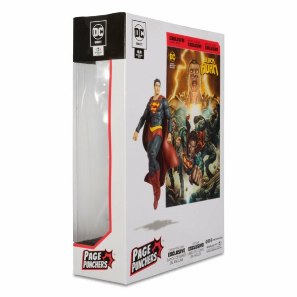 DC Comics: Black Adam - Superman 7" inch Action Figure with Black Adam Comic (PAGE PUNCHERS) – Bild 3