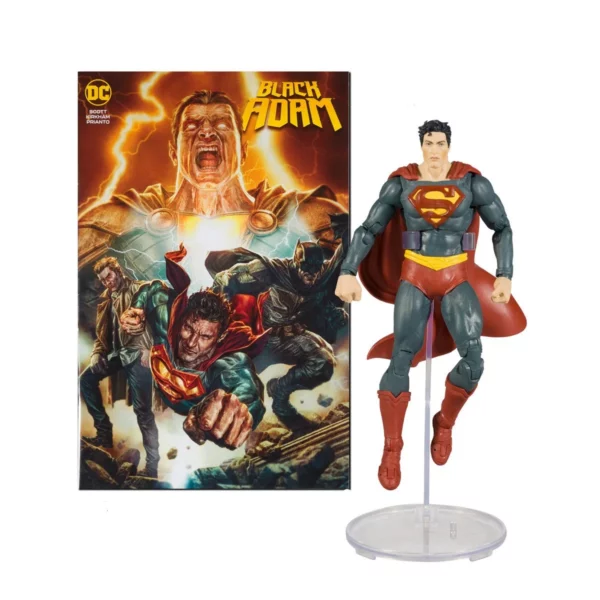 DC Comics: Black Adam - Superman 7" inch Action Figure with Black Adam Comic (PAGE PUNCHERS) – Bild 5