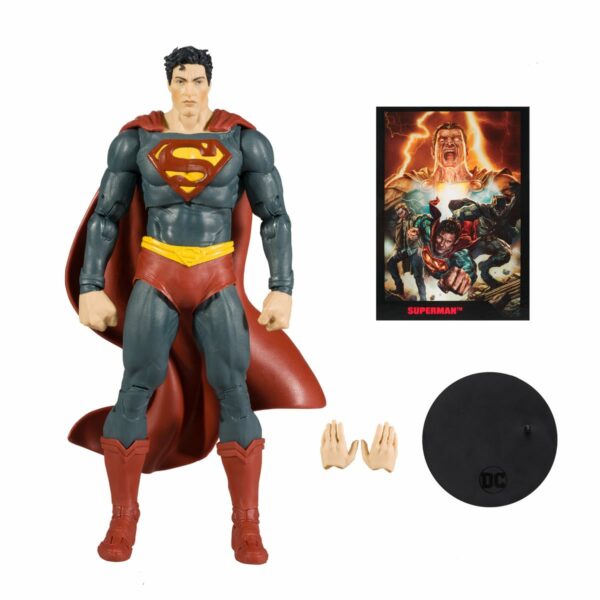 DC Comics: Black Adam - Superman 7" inch Action Figure with Black Adam Comic (PAGE PUNCHERS) – Bild 6