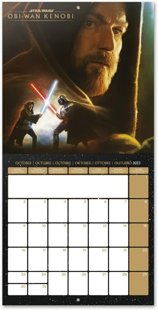 Star Wars Obi Wan Kenobi Jahreskalender 2023 mit Geschenkposter – Bild 6