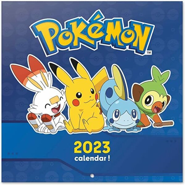 Pokemon Jahreskalender 2023 mit Geschenkposter