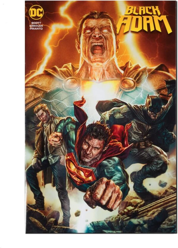 DC Comics: Black Adam – John Constantine 7″ inch Action Figure with Black Adam Comic (PAGE PUNCHERS) – Bild 4