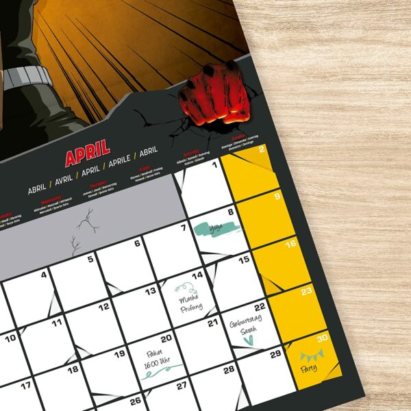 One Punch Man Jahreskalender 2023 mit Geschenkposter – Bild 5