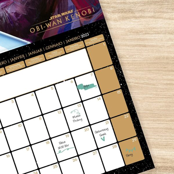 Star Wars Obi Wan Kenobi Jahreskalender 2023 mit Geschenkposter – Bild 5