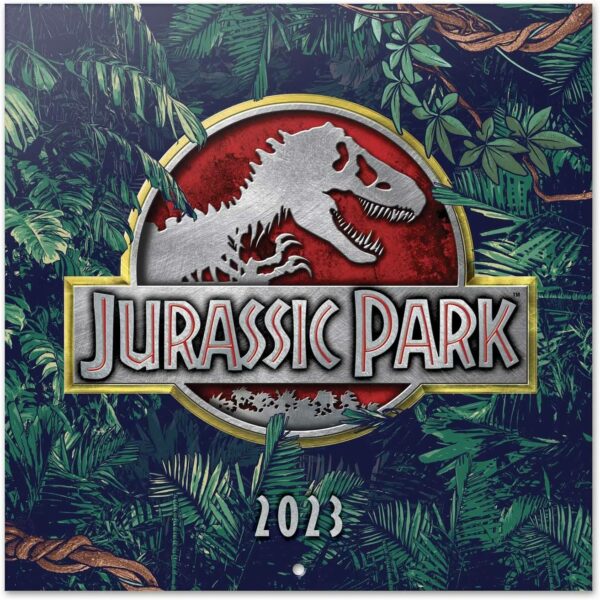 Jurassic Park Jahreskalender 2023 mit Geschenkposter