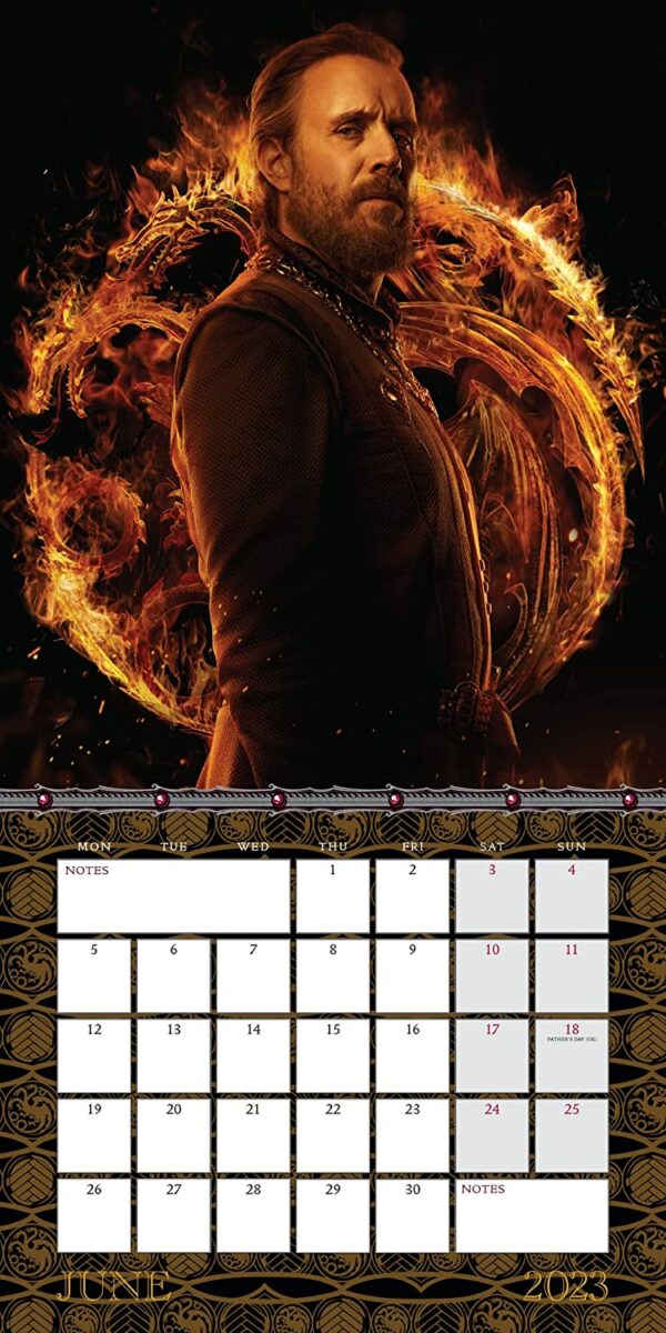 House of the Dragon Jahreskalender 2023 – Bild 3
