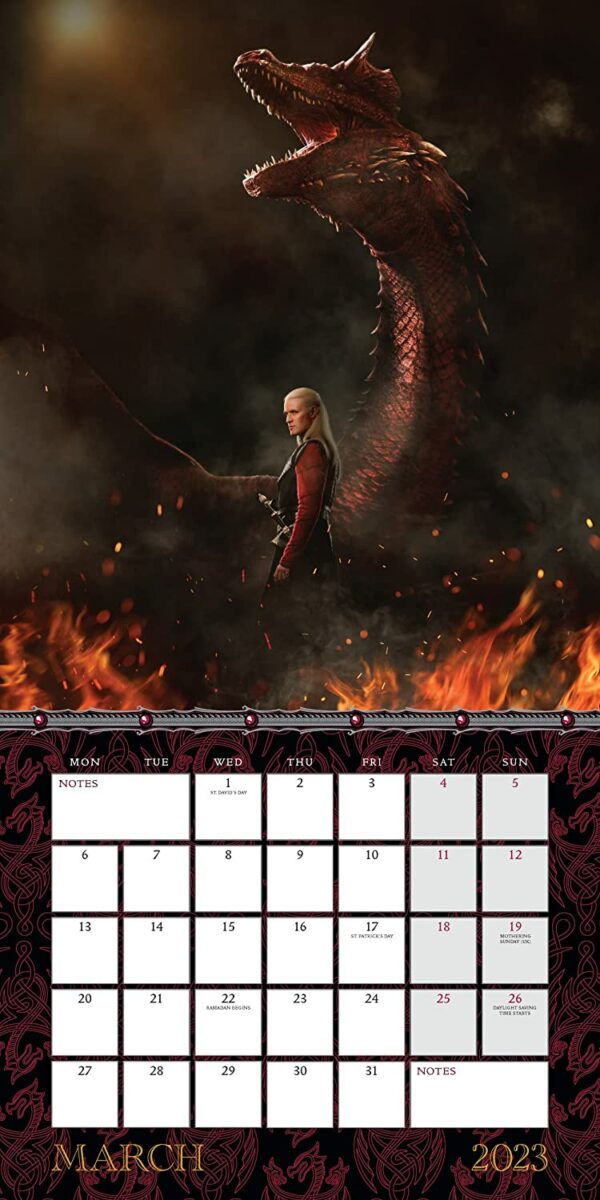 House of the Dragon Jahreskalender 2023 – Bild 6