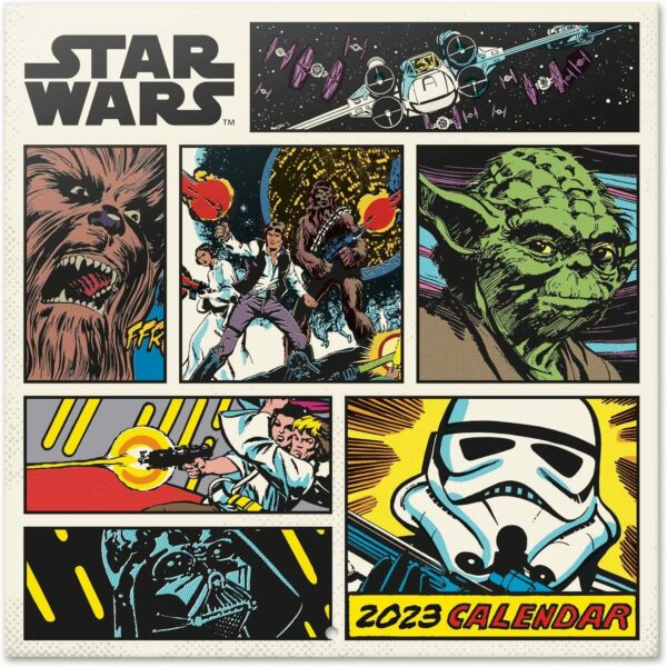 Star Wars Klassiker Jahreskalender 2023 mit Geschenkposter