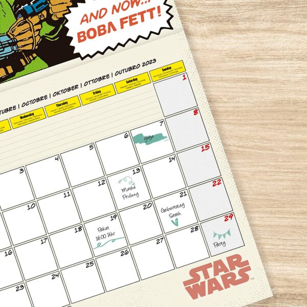 Star Wars Klassiker Jahreskalender 2023 mit Geschenkposter – Bild 5