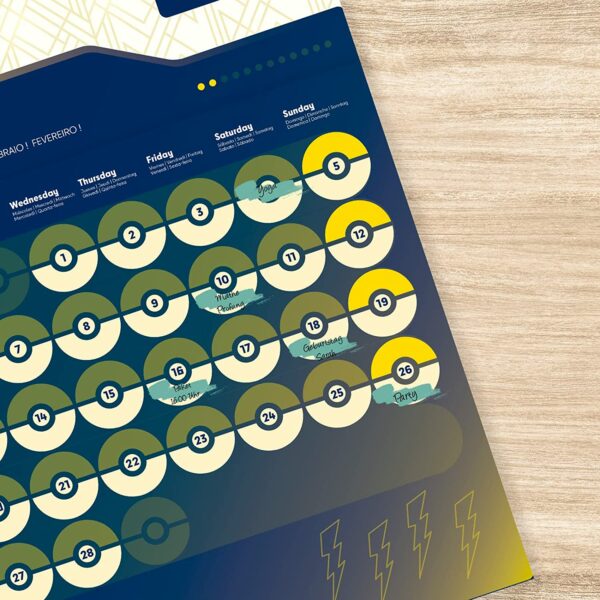 Pokemon Jahreskalender 2023 mit Geschenkposter – Bild 6