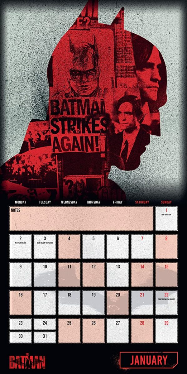 The Batman Jahreskalender 2023 mit Geschenkposter – Bild 4