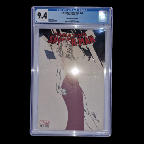 Amazing Spider-Man #23 Sketch Variant CGC bewertet 9.4 Campbell Marvel Comics