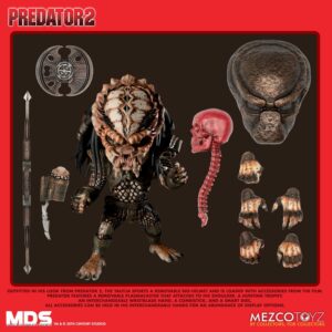 Mezco Designer Series Deluxe Actionfigur - Predator 2: City Hunter