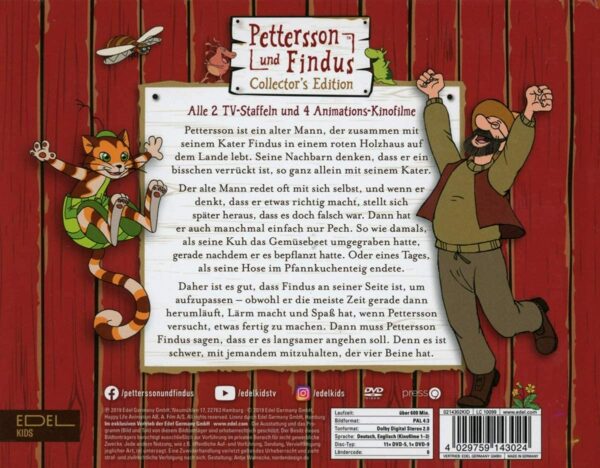 Pettersson und Findus - Collector's Edition (12 DVDs) - Die kompletten Staffeln 1 + 2 sowie die Kinofilme 1-4 – Bild 2