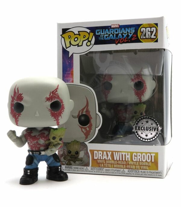 Funko POP! Marvel: Guardians of the Galaxy #262 - Drax mit Groot exclusive