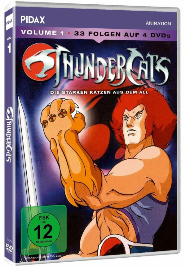 ThunderCats - Die starken Katzen aus dem All, Vol. 1 / Weitere 32 Folgen der Kult-Serie (Pidax Animation) [4 DVDs]
