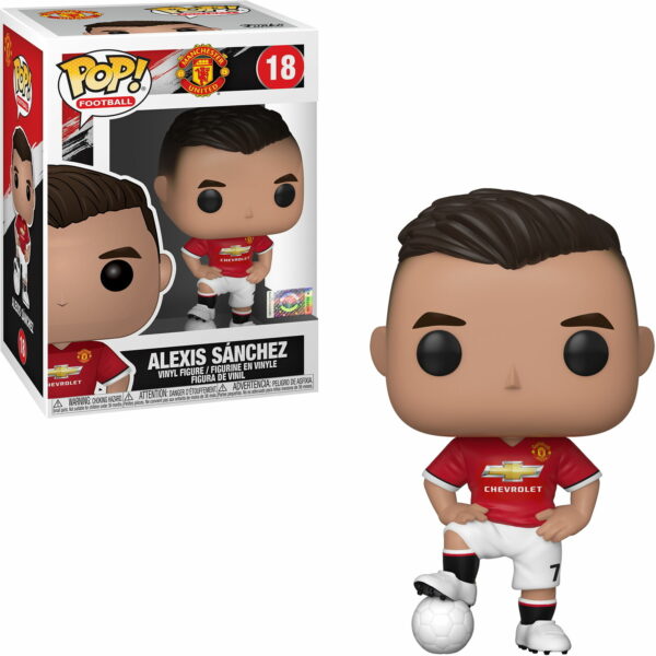 Alexis Sanchez Manchester United Premier League POP! Football #18 Figur Funko