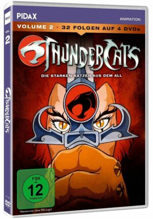 ThunderCats - Die starken Katzen aus dem All, Vol. 2 - Weitere 32 Folgen (4 DVD's)