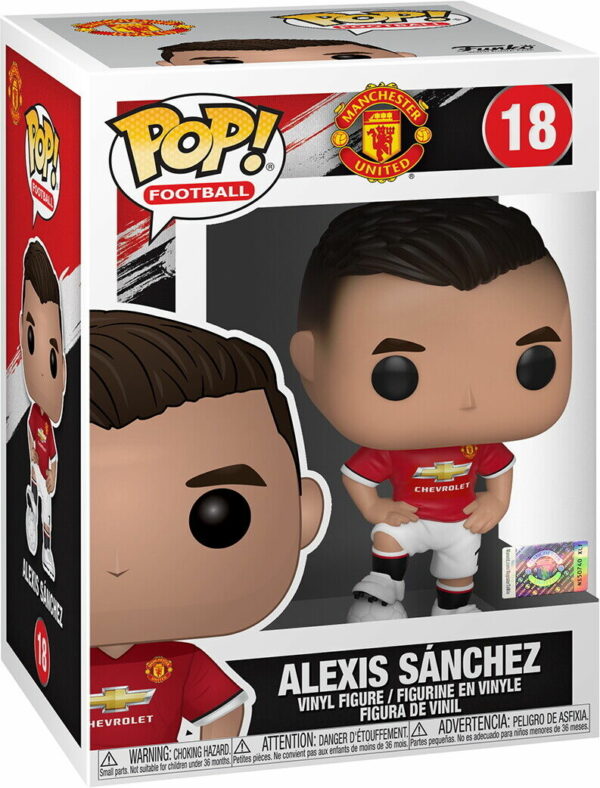 Alexis Sanchez Manchester United Premier League POP! Football #18 Figur Funko – Bild 2