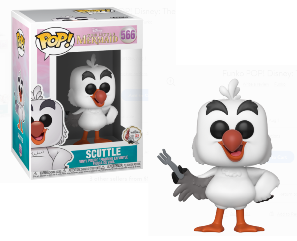 Scuttle Fork Ariel The Mermaid Arielle Meerjungfrau POP! Disney #566 Figur Funko