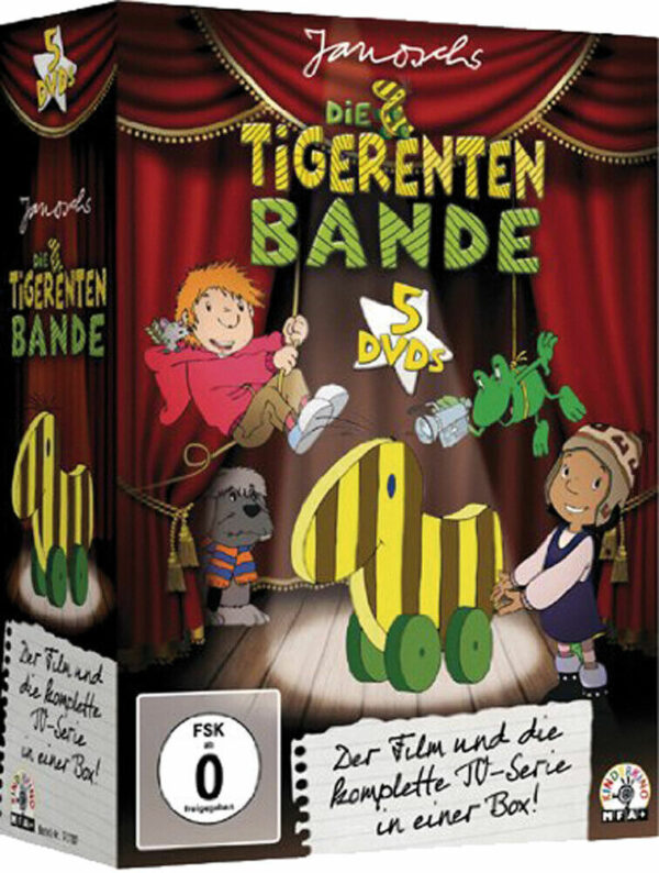 Janoschs Die Tigerenten Bande - Sammelbox (5 DVDs)
