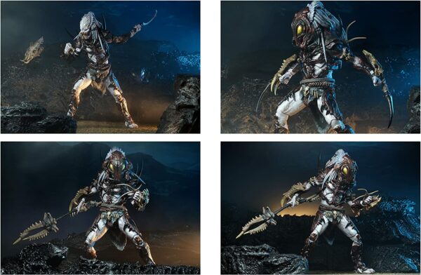NECA 100th Predator Figur Special Edition Ultimate Alpha Predator Actionfigur – Bild 4
