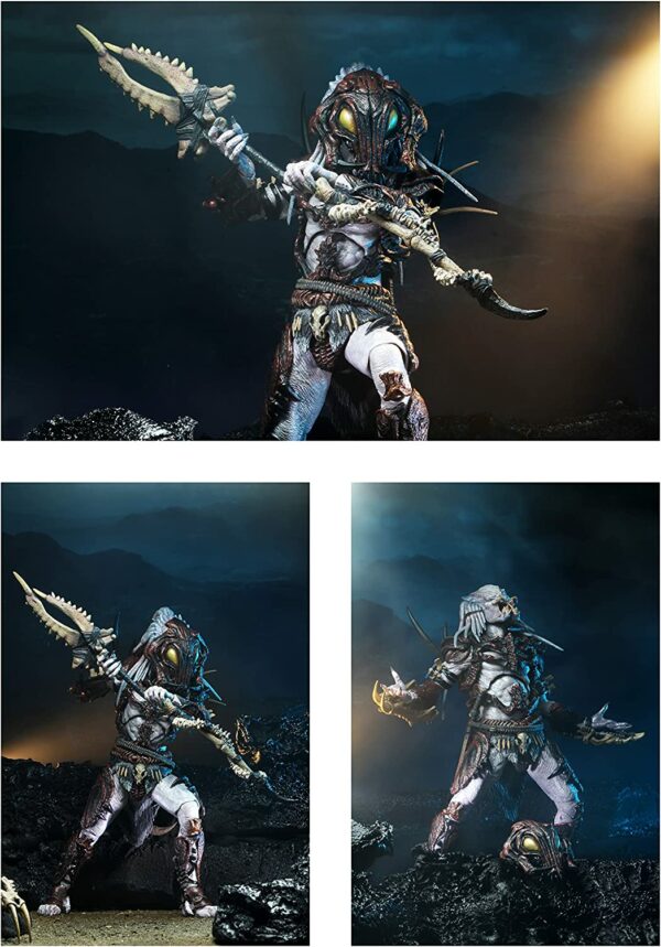 NECA 100th Predator Figur Special Edition Ultimate Alpha Predator Actionfigur – Bild 3