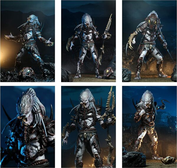 NECA 100th Predator Figur Special Edition Ultimate Alpha Predator Actionfigur – Bild 5