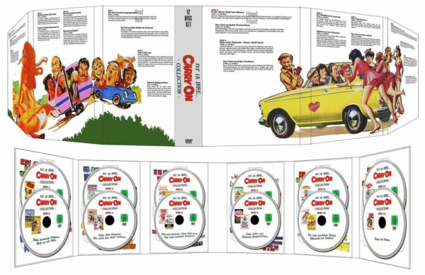 Ist ja irre - Carry On Deluxe Collection (12 DVD-Digipak mit 23 Filmen, limitiert) – Bild 2