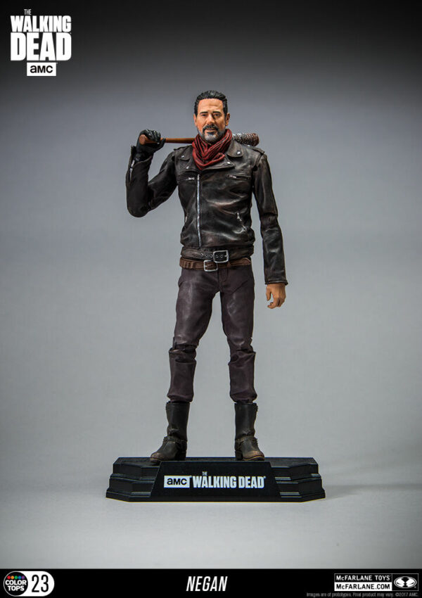 McFarlane - Negan Lucille Baseball Bat The Walking Dead Color Tops 18 cm Figur – Bild 2