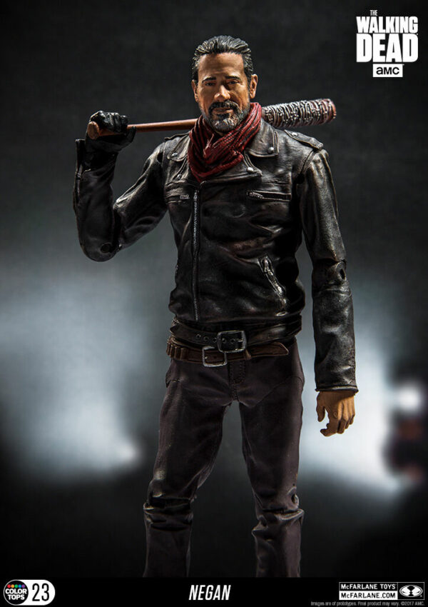 McFarlane - Negan Lucille Baseball Bat The Walking Dead Color Tops 18 cm Figur – Bild 6