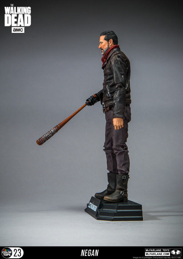 McFarlane - Negan Lucille Baseball Bat The Walking Dead Color Tops 18 cm Figur – Bild 5