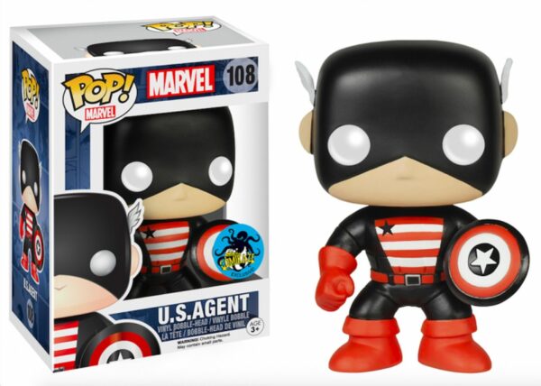 Funko POP Marvel: US Agent - Comikaze Exclusive Sticker