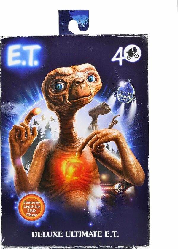 NECA E.T.- Der Ausserirdische LED Actionfigur 40th Anniversary Multicolor 11cm – Bild 2