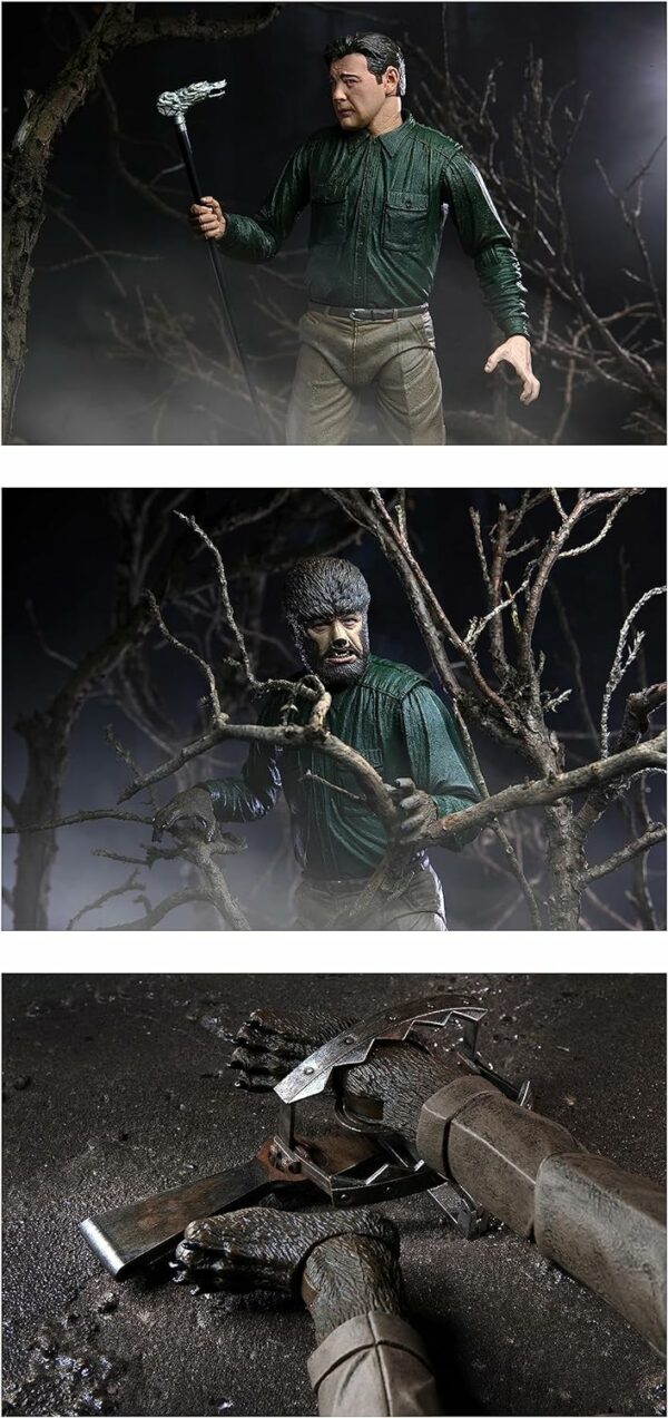 Neca Universal Monsters: The Wolf Man - 80th Anniversary Ultimate Actionfigur 18cm – Bild 5