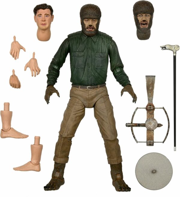 Neca Universal Monsters: The Wolf Man - 80th Anniversary Ultimate Actionfigur 18cm – Bild 6