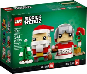LEGO 40274 Herr und Frau Weihnachtsmann - Wünsche Frohe BrickHeadz™ Weihnachten