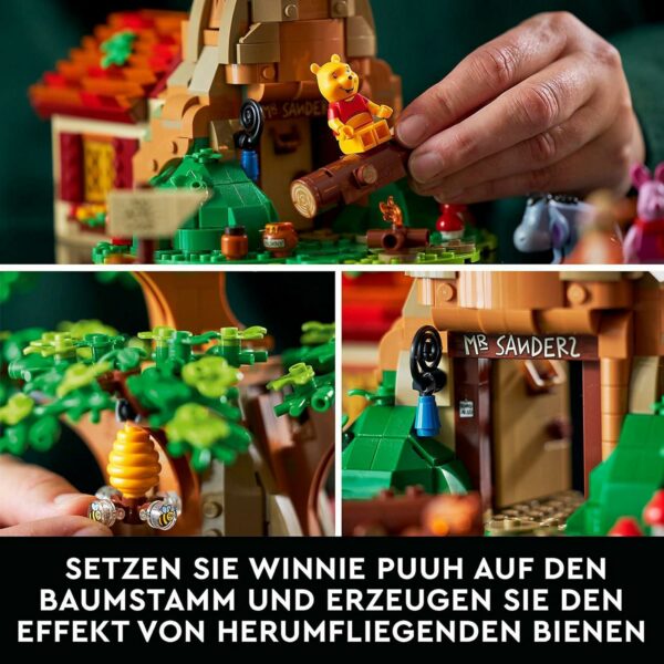 LEGO 21326 Ideen LEGO Disney Set für Erwachsene Winnie Puuh, Schauhaus, Eeyore LEGO Minifigur, Ferkel Minifigurfigur – Bild 5