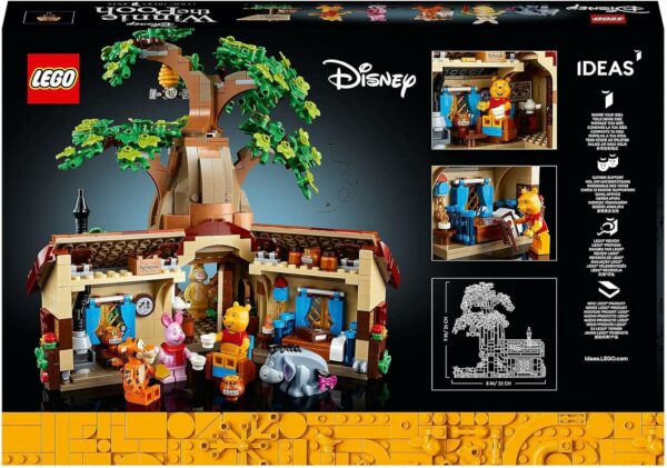 LEGO 21326 Ideen LEGO Disney Set für Erwachsene Winnie Puuh, Schauhaus, Eeyore LEGO Minifigur, Ferkel Minifigurfigur – Bild 9